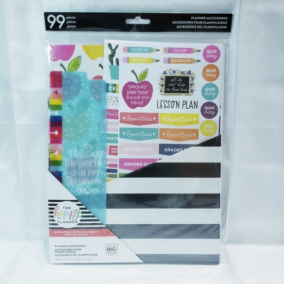 The Happy Planner Other - Teacher Edition Big Size Accessory Pack HP New
